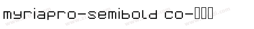 myriapro-semibold co字体转换